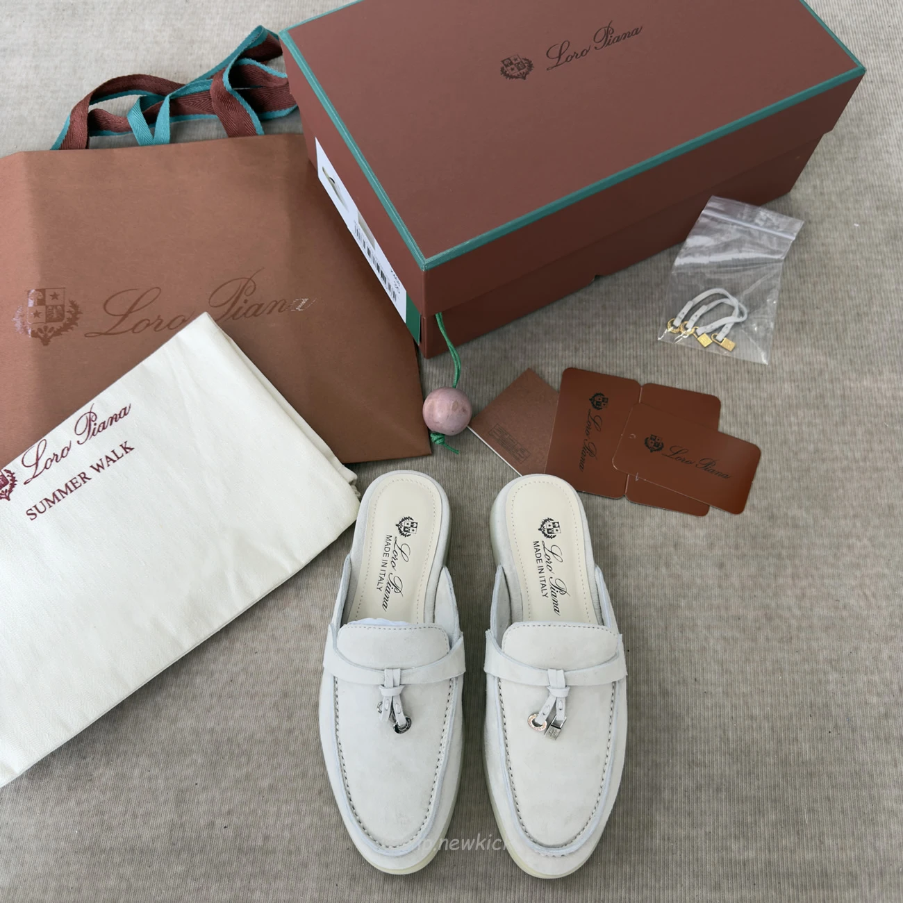 Loro Piana Slip On Almond Toe White (8) - www.kitistry.com Loro Piana Slip On Almond Toe White (8) - www.kitistry.com