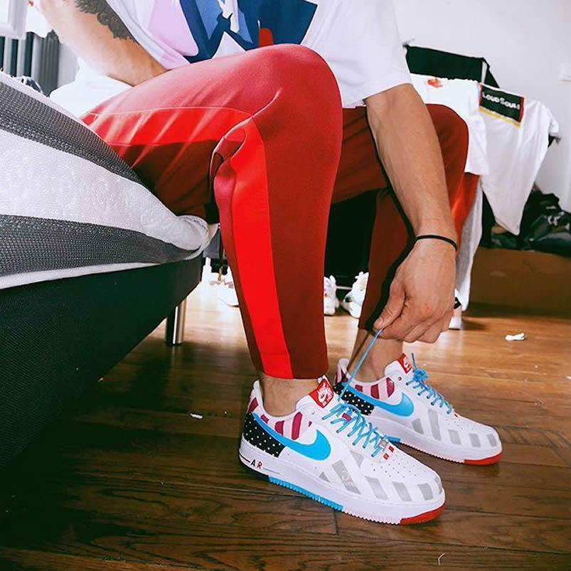 Air Force 1 Af1 Parra Shoes On Feet Ah8462 100 - www.kitistry.com Air Force 1 Af1 Parra Shoes On Feet Ah8462 100 - www.kitistry.com